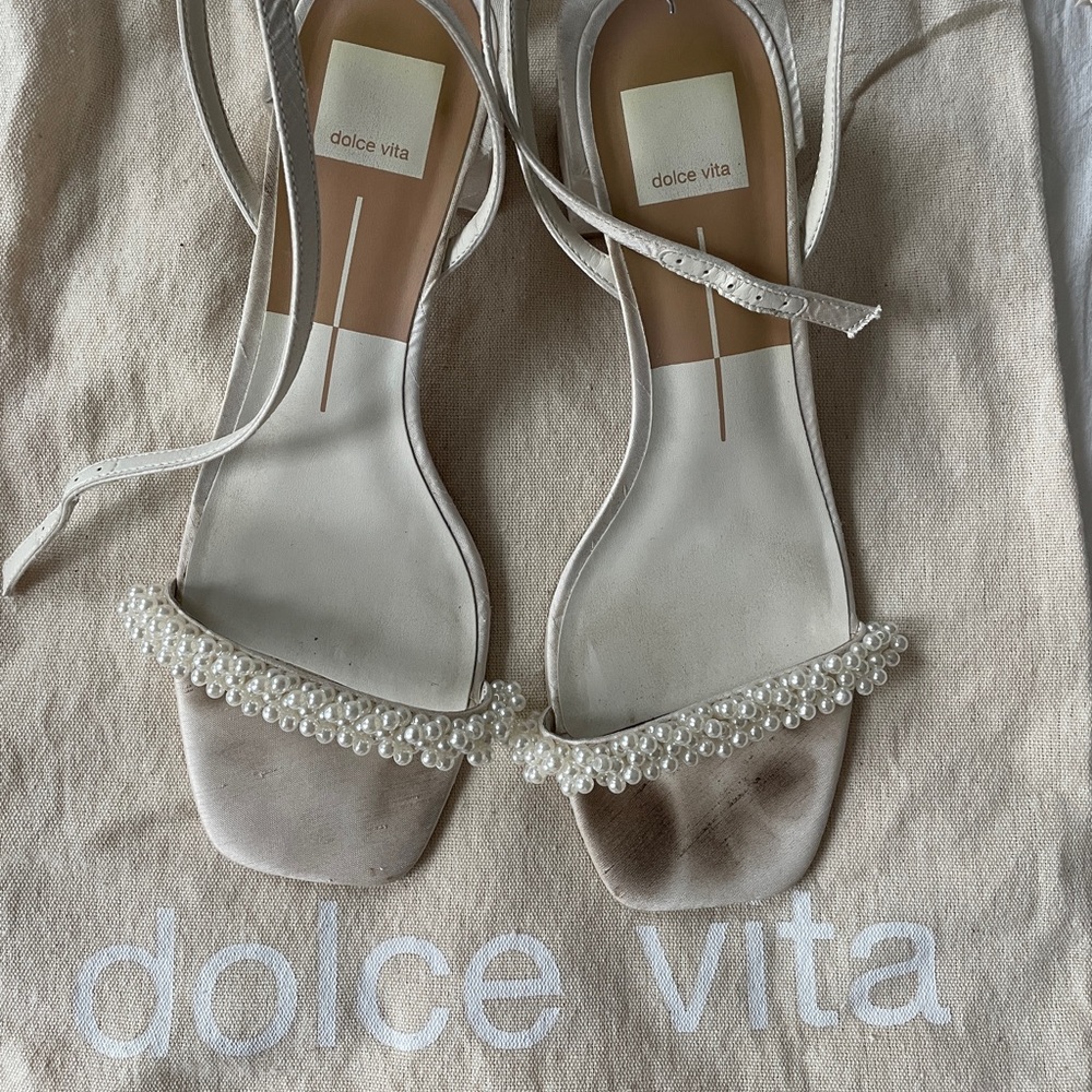 Dolce vita pearl heels